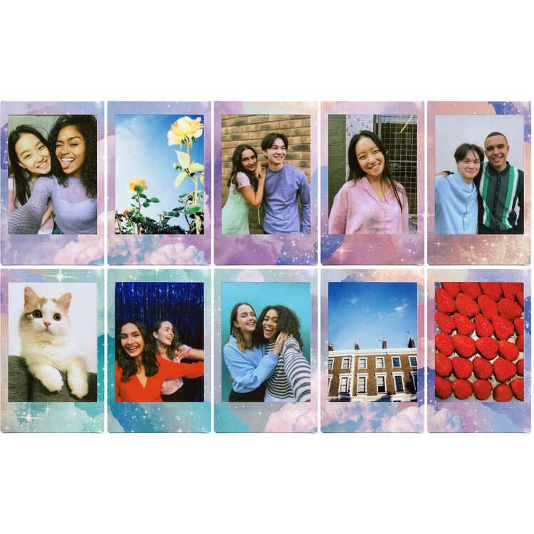Fujifilm Instax Paper Mini Pastel Galaxy 10 Sheet