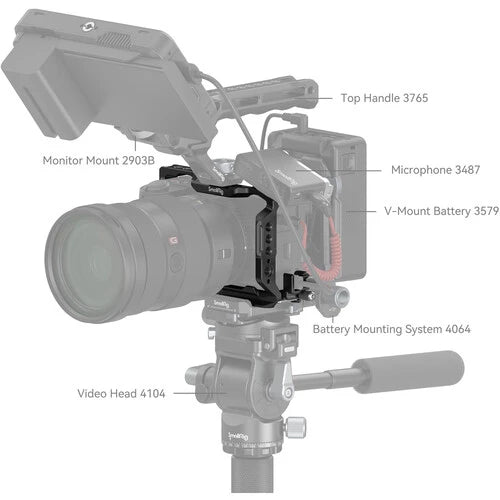 SmallRig Cage Kit for Sony Alpha 6700 with hdmi clamp 4336
