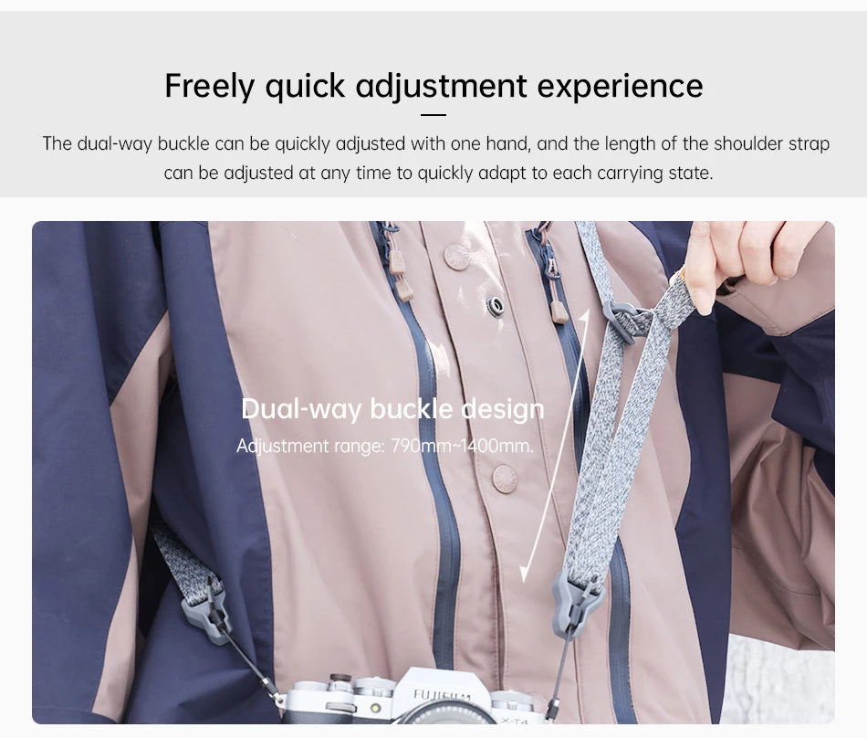 FALCAM Maglink Quick Magnetic Buckle Shoulder Strap Lite (Grey) 3143