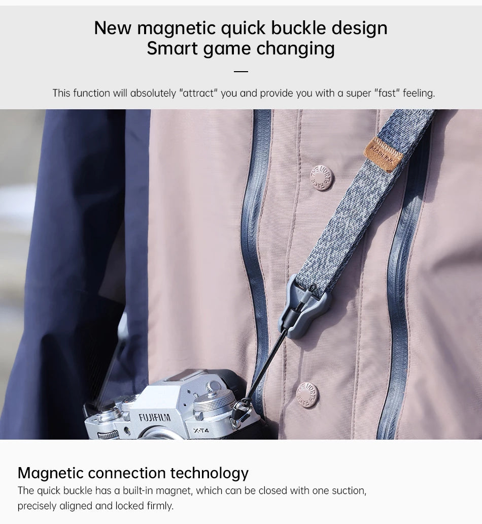 FALCAM Maglink Quick Magnetic Buckle Shoulder Strap Lite Green 3143G