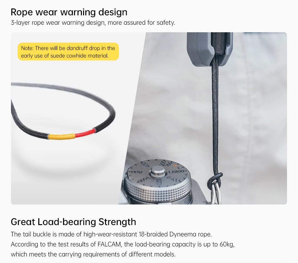 FALCAM Maglink Quick Magnetic Buckle Shoulder Strap Lite Blue 3143B