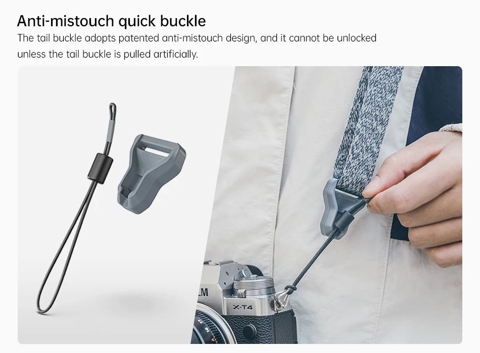 FALCAM Maglink Quick Magnetic Buckle Shoulder Strap Lite Blue 3143B