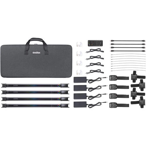 Godox TL60-K4 RGB LED Tube Light Four Light Kit