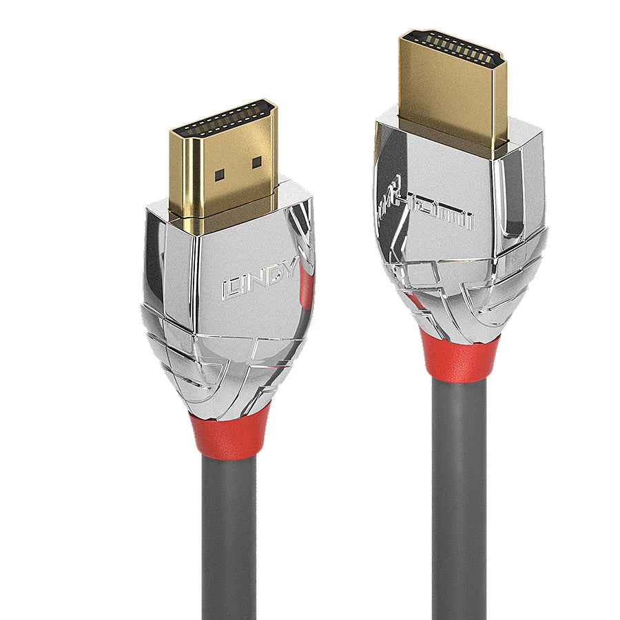 Lindy # 37872 CROMO High Speed HDMI Cable with Ethernet, HDMI 2.0, A to A, 2m