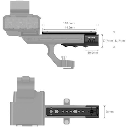 SmallRig Sony FX3 / FX30 XLR Handle Extension Rig MD3490