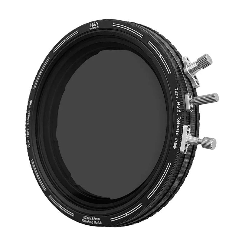 H&Y Revoring Variable Neutral Density ND3-1000 + Circular Polarizer 46-62mm Mark II RNC62-II