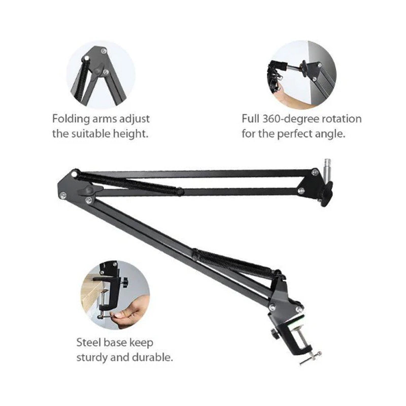 Maono BA20 Microphone Arm Stand - Hitam