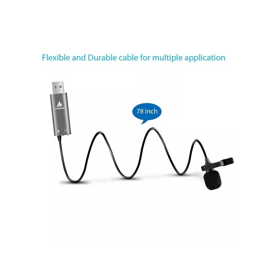 Maono AU-UL20 USB Lavalier Microphone