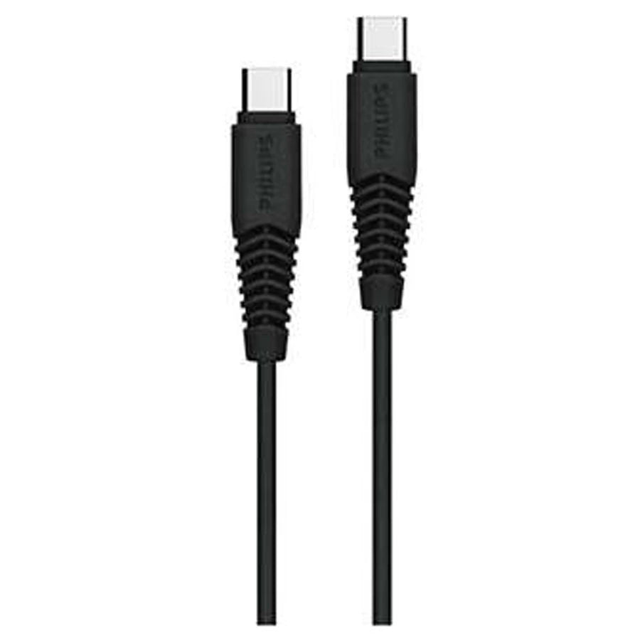 Philips DLC5531C Black USB-C to USB-C Cable Sync & Charge