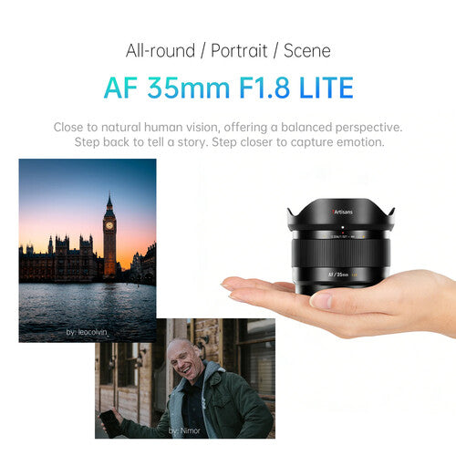 7Artisans Lite Series 35mm f1.8 AF Lens