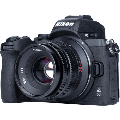 7Artisans 35mm f1.4 Mark III for Nikon Z Mount Full Frame Black