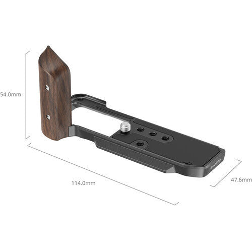 SmallRig 5260 L-Shape Mount Plate with Wooden Handle for FUJIFILM X-M5