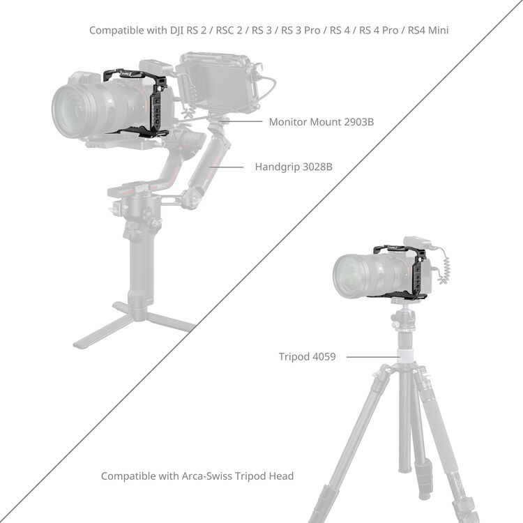 Smallrig Full Camera Cage for Sony A7 V / A7R V / A7 IV / A7S III / A1 / A7R IV 3667C