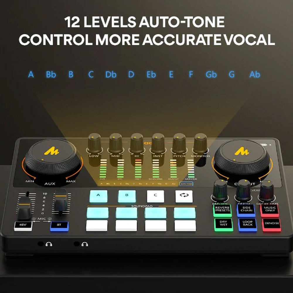 Maono E2 Maonocaster AME2 AM-E2 Soundcard Streaming Podcast