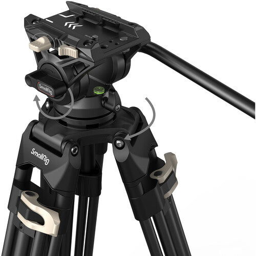 SmallRig 3751B Heavy-Duty Fluid Head Tripod AD-01 3751B