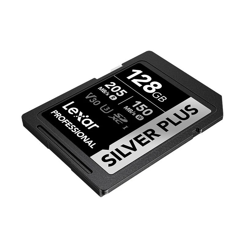 Lexar 128GB Professional SDXC SILVER PLUS UHS-I Memory Card 205MB/s
