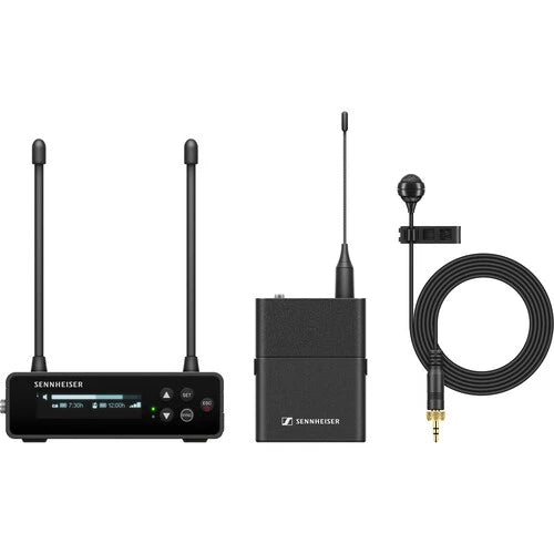 Sennheiser EW-DP ME 4 SET Camera-Mount Digital Wireless Cardioid Lavalier Mic System R1-6 (520-576 MHz)