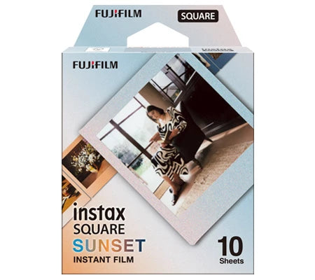 Fujifilm Instax Paper Square Sunset Film 10 Sheets
