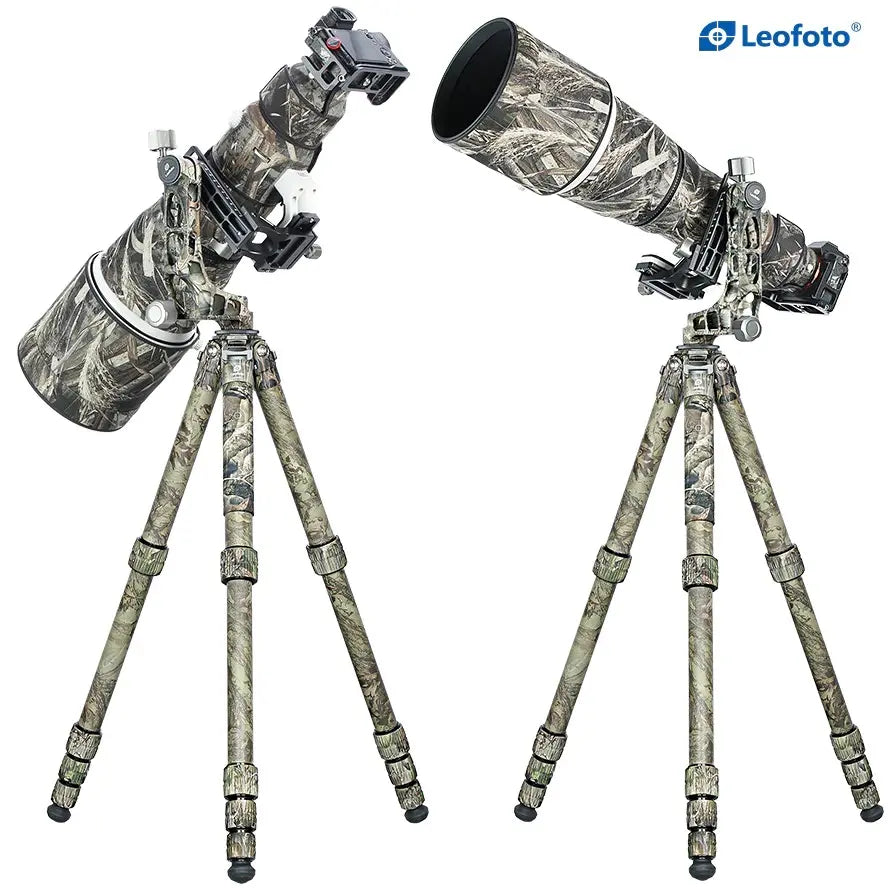 Leofoto LS365 with PG1 Tripod Full Camouflage Carbon Fiber with Gimbal Head
