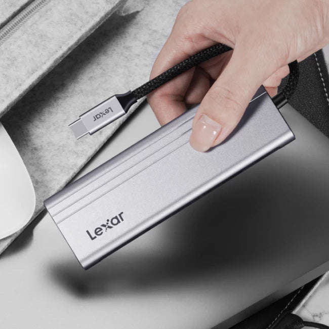 Lexar H31 7in1 USB C Hub HDMI SD/microSD Power Delivery 100W