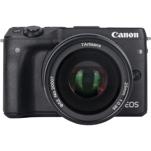 7Artisan 25mm F0.95 Canon EOS M Mount (Black)