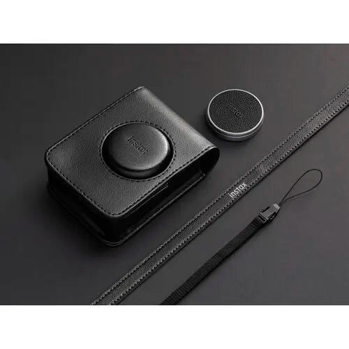 Fujifilm Instax Mini EVO Limited Edition Hybrid Instant Camera Bundle Dark Silver