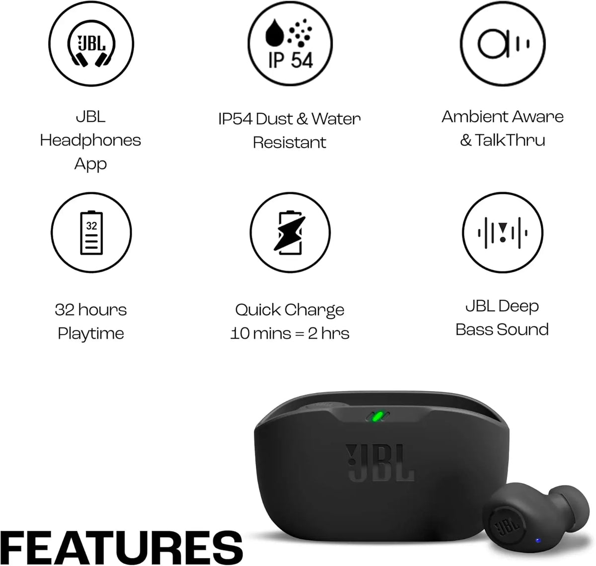 JBL Wave Buds TWS White