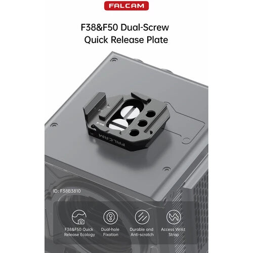 FALCAM F38&F50 Dual-Screw Quick Release Plate F38B3810