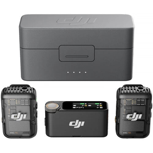 DJI MIC 2 ( 2 TX + 1 RX + CHARGING CASE)