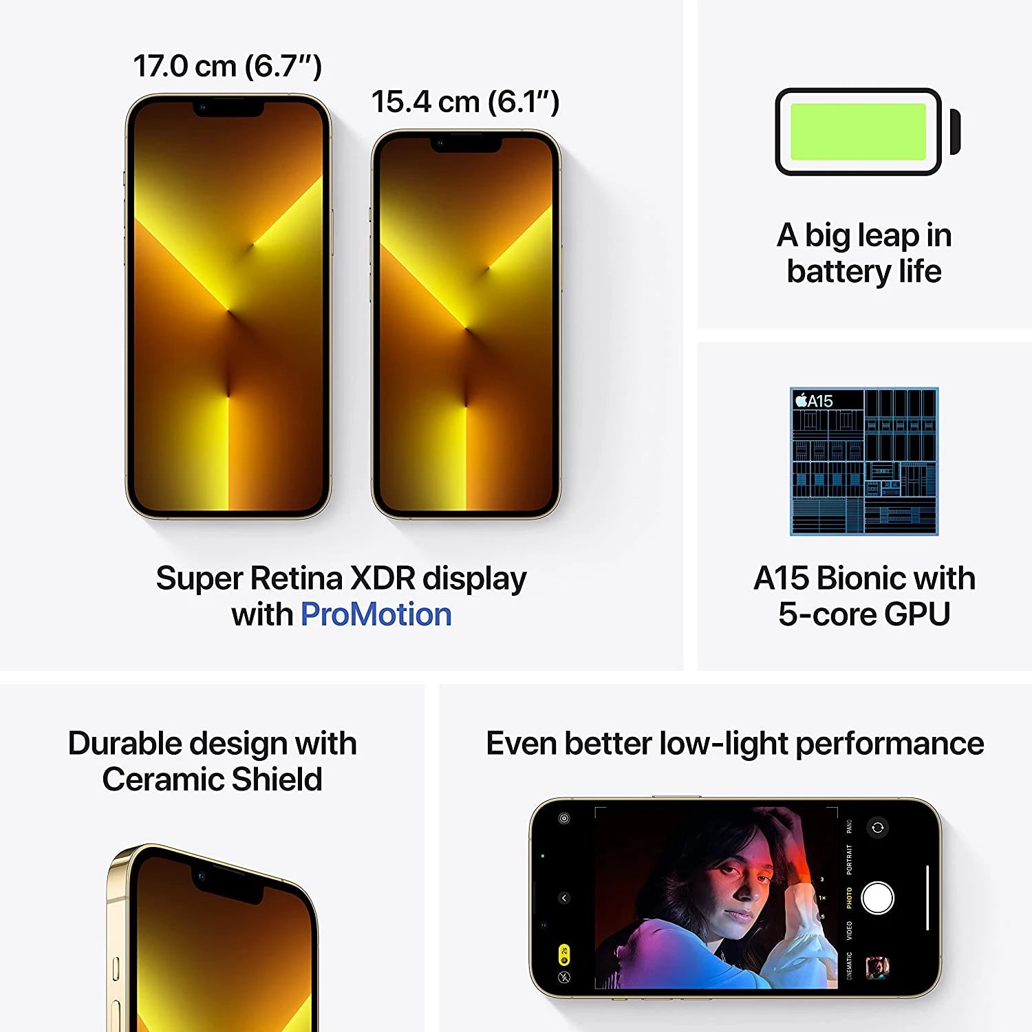 Apple iPhone13ProMax 256GB Gold MLLD3PA/A