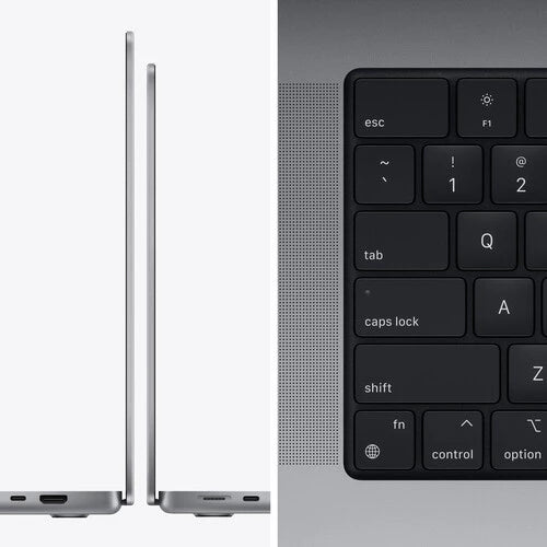 Apple Macbook Pro 14 Inch M1 Pro chip with 10core CPU and 16core GPU, 1TB SSD Silver MKGT3ID/A