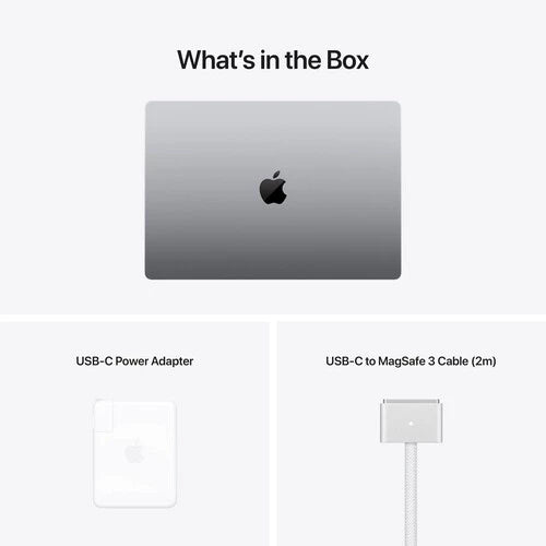 Apple MacBook Pro 16 Inch M1 Max chip with 10core CPU and 32core GPU, 1TB SSD - Space Grey MK1A3ID/A