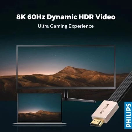 Philips HDMI Cable SWV9030 8K 60Hz Ultra HD with Dynamic HDR SWV 9030