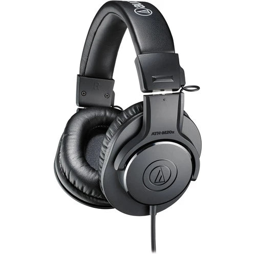 Audio Technica ATH-M20x Professional Monitoring Headphones (Black)