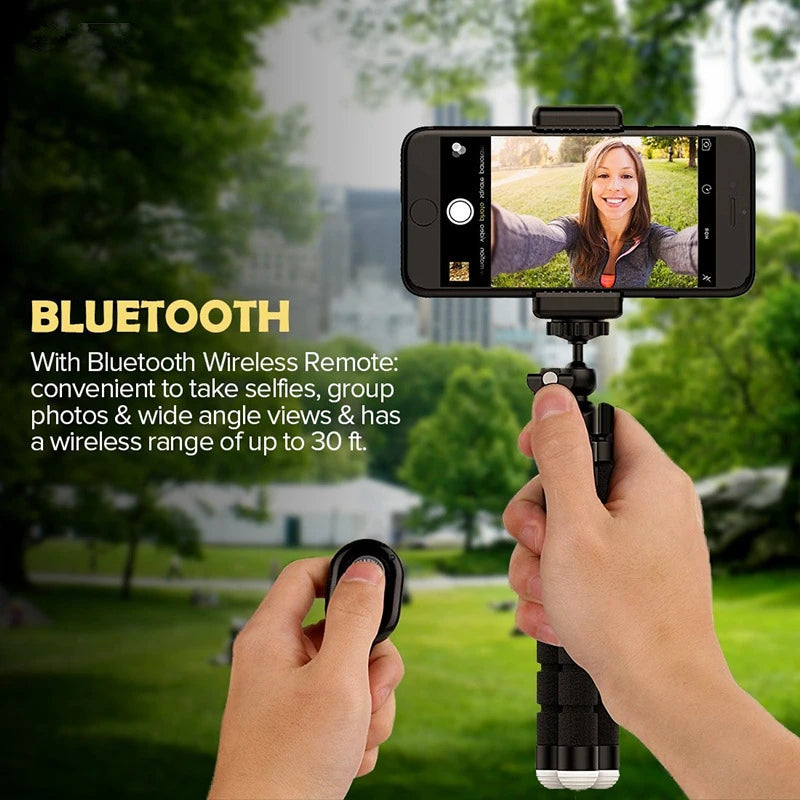 Avangarde Mini Flexible Octopus Tripod with Smartphone Holder + Remote
