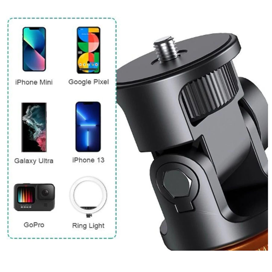 Avangarde AV-MT15B Travel Phone Tripod Kit for Smartphone & Action Cam (Black)