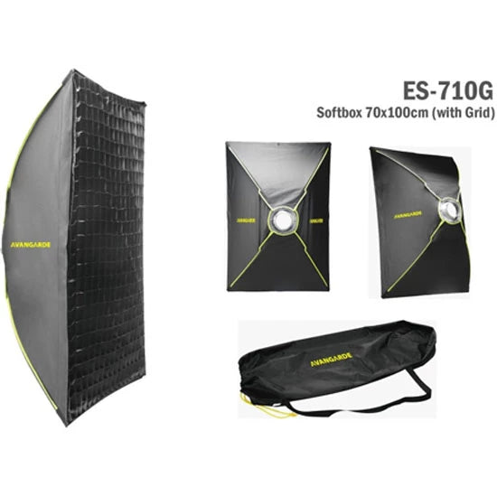 Avangarde ES-710G Quick Release Softbox 70x100cm (with Grid)