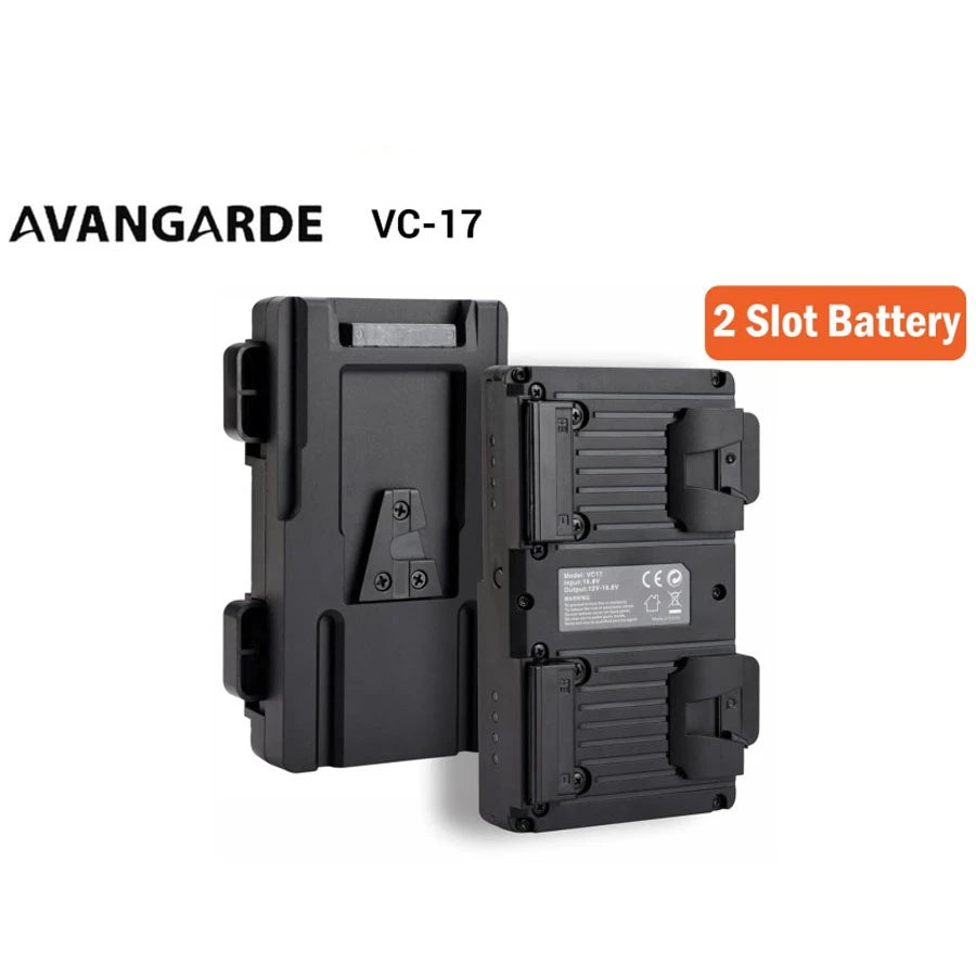Avangarde VC-17 V-Mount Adapter to D-Tap Connector (2 Slot Battery)