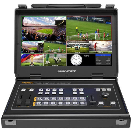 AVMatrix PVS0613U Portable 6 Channel Multi-format Video Switcher