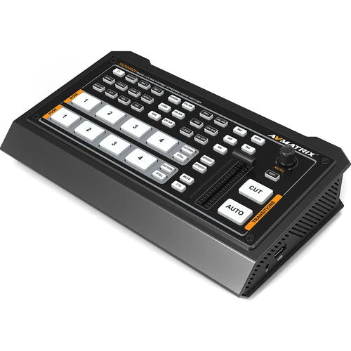 AVMatrix HVS0402U Micro 4 Channel Multi-format Live Streaming Video Switcher