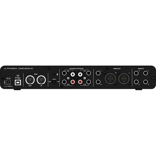 Behringer UMC404HD U-Phoria 4x4 USB Audio Interface