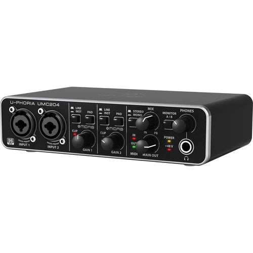 Behringer U-Phoria UMC204HD USB Audio Interface