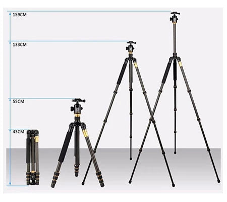Beike BK-999C Carbon Fiber Tripod Monopod