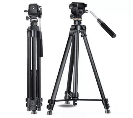 Beike Q1750 Aluminium Travel Tripod + Phone Holder