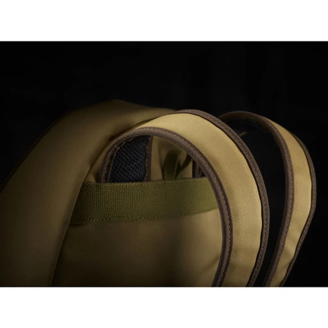 Billingham 35 RUCKSACK - Sage FibreNyte / Chocolate Leather (Olive Lining)