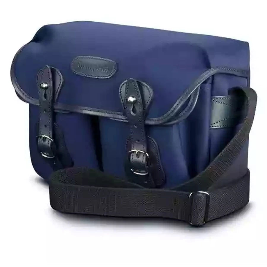 Billingham HADLEY PRO CAMERA BAG Navy Canvas / Navy Leather (Chocolate Lining)