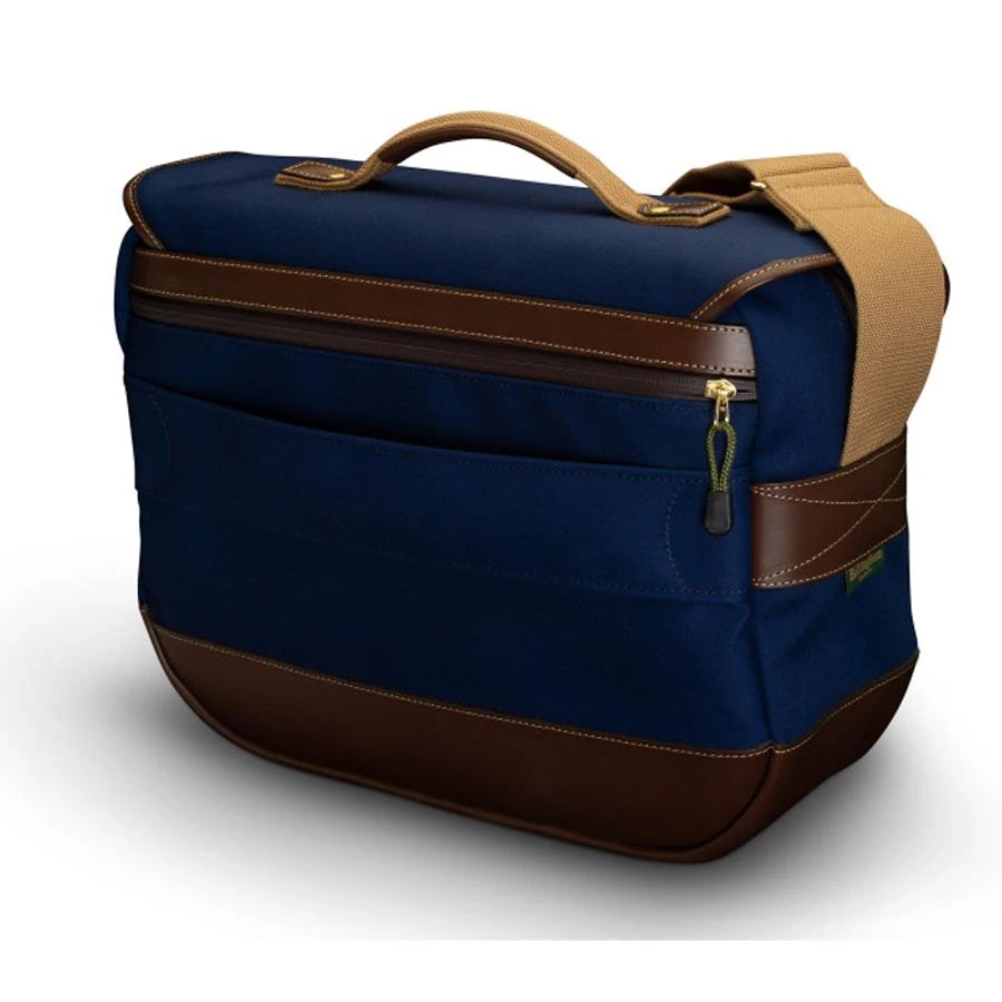 Billingham EVENTER MKII - Navy Canvas / Chocolate Leather (Chocolate Lining)