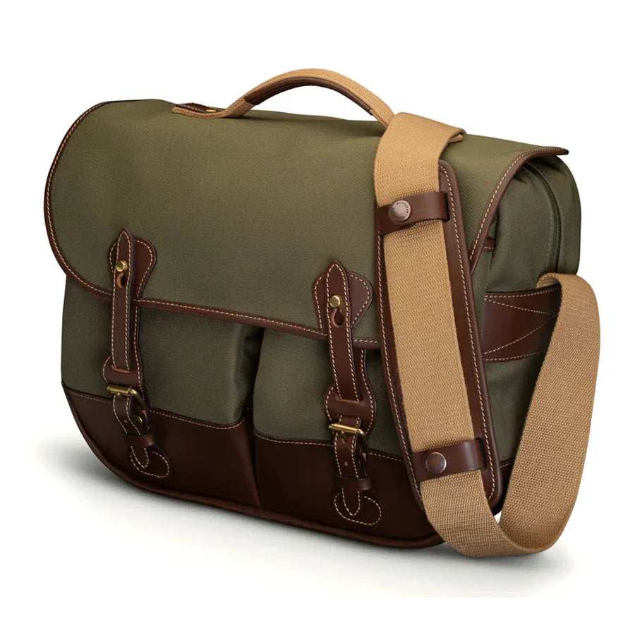 Billingham EVENTER MKII - Sage FibreNyte / Chocolate Leather (Olive Lining)