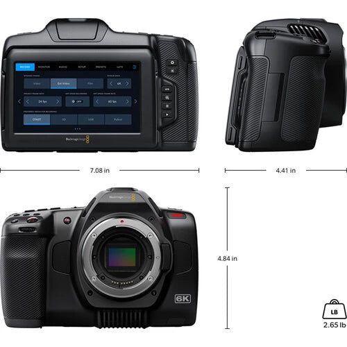 Blackmagic Pocket Cinema Camera 6K G2 BMPCC6KG2