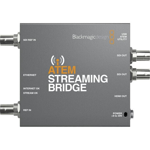 Blackmagic Design ATEM Streaming Bridge Converter H.264 to SDI & HDMI